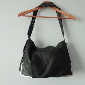 Kenneth Cole Leather Messenger Shoulder Bag